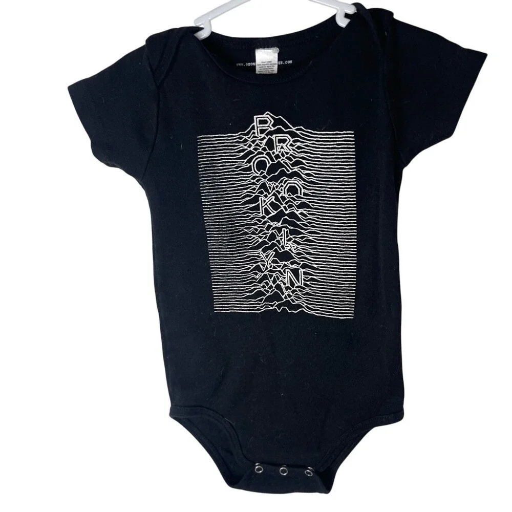 Gnome Enterprises‎ Brooklyn Jumper Vintage Concert Tee Baby Romper 12-18 Months
